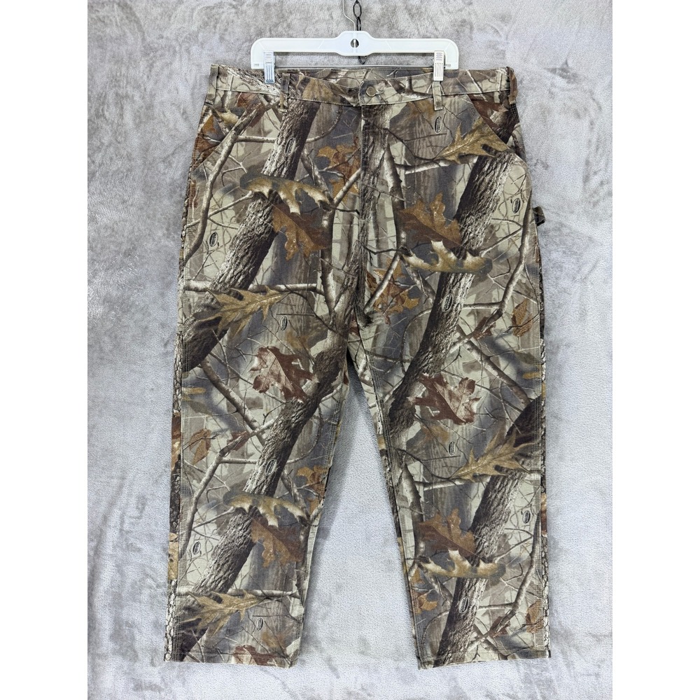 Carhartt Cargo Pants Mens 40x30 Dungaree Fit Realtree Hardwoods Camo B158 CMO